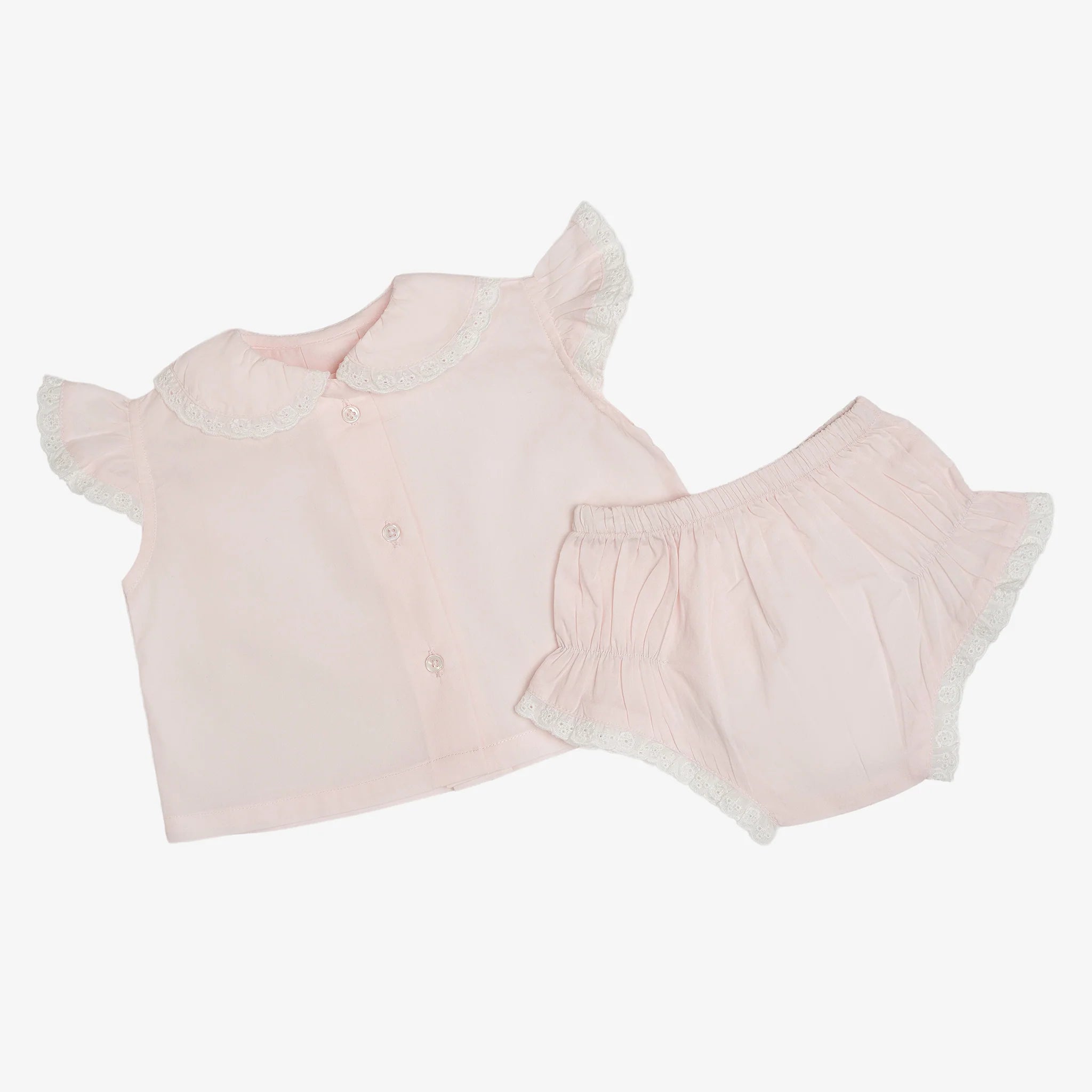 Lenora | Baby Ann Flutter Sleeve Diaper Set