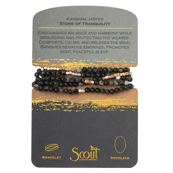 Scout Curated Wears Stone Wrap Bracelet/Necklace