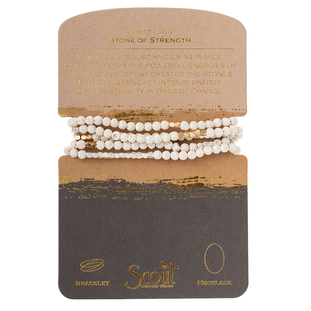Scout Curated Wears Stone Wrap Bracelet/Necklace