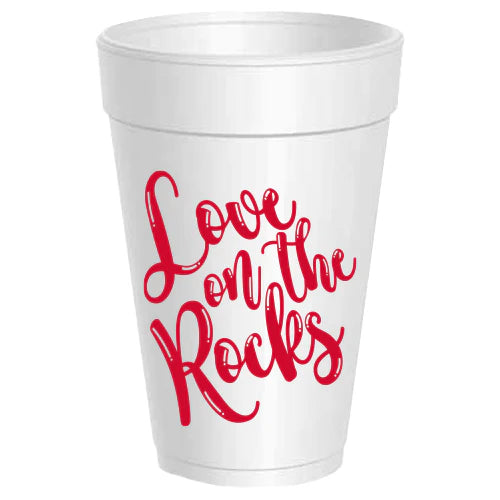 Valentines Styrofoam Cups