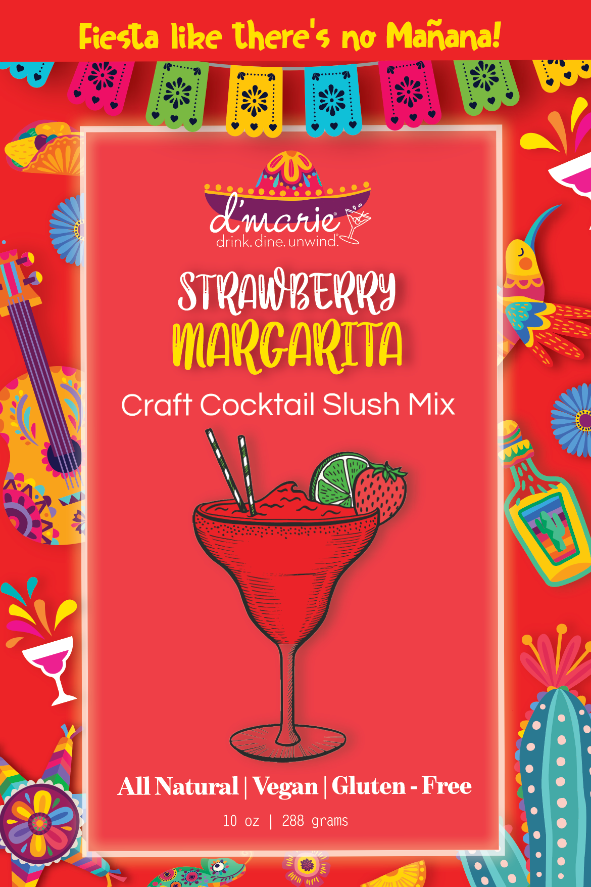 Strawberry Margarita - Ready-To-Freeze Cocktail