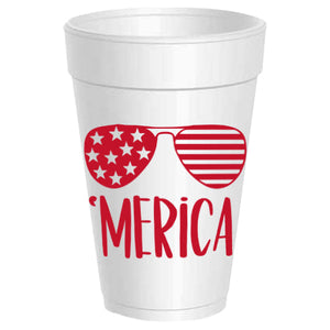 Sassy Cups | 4th of July Styrofoam Cups