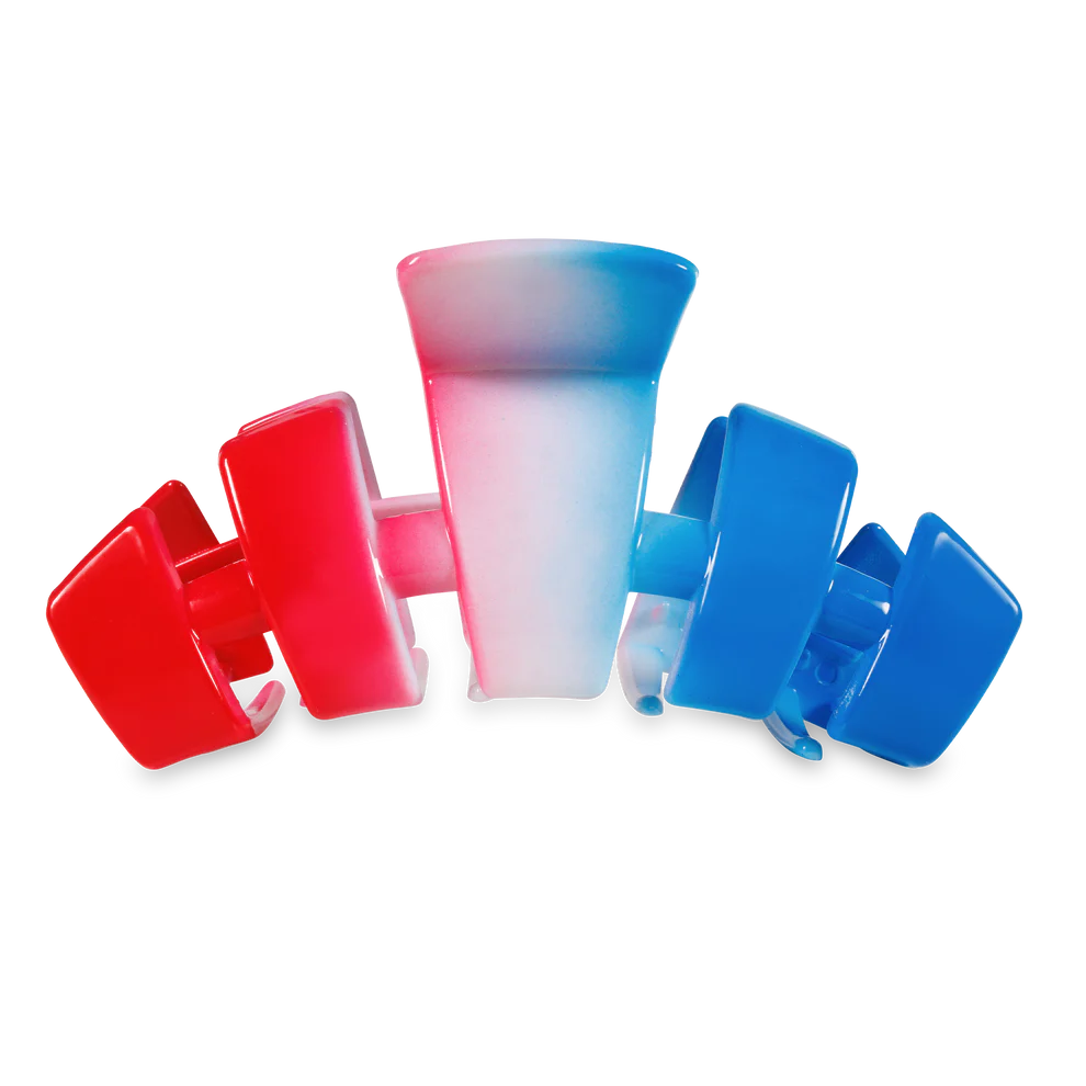 TELETIES | Classic Large Claw Hair Clip Americana