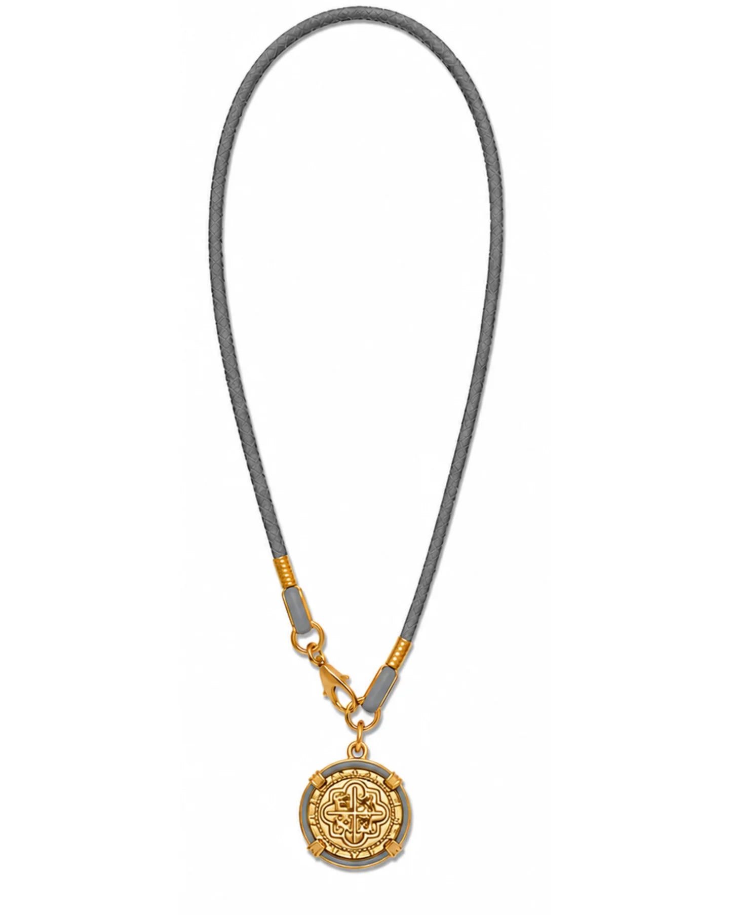 The Navigator Gold Coin Necklace on Cord