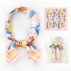 Floral Silk Scarf