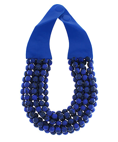 Layered Stone Bib Necklace