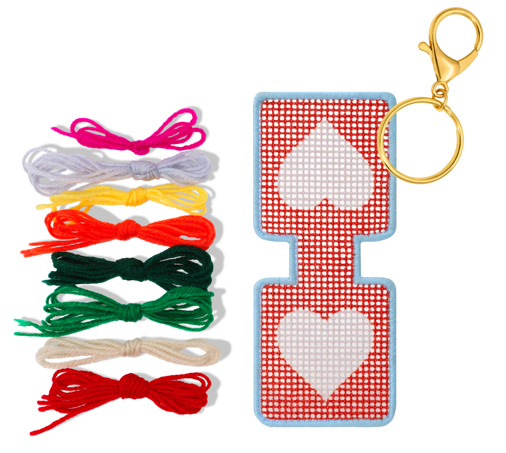 Needlepoint Keychain Kit