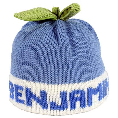 Personalized Baby Hand Knit Hat