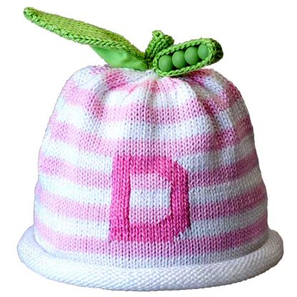 Personalized Baby Hand Knit Hat