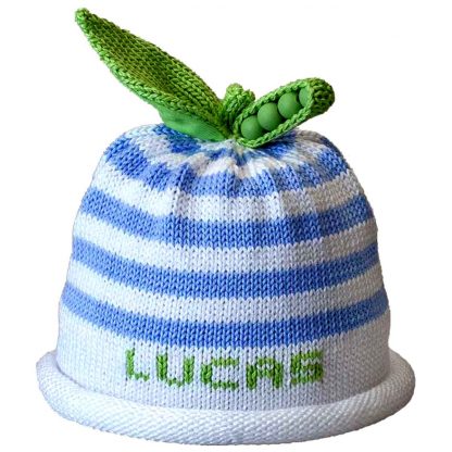 Personalized Baby Hand Knit Hat