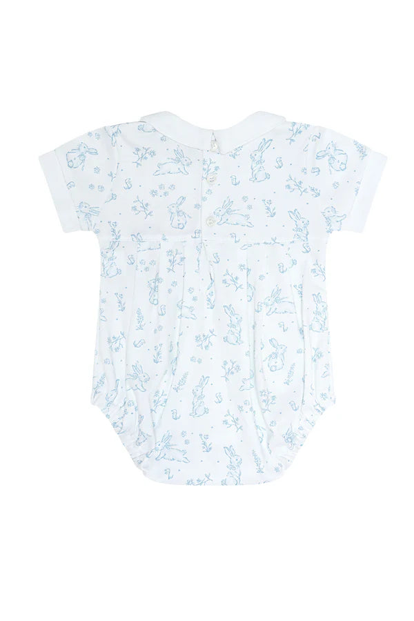 Nellapima | Blue Bunny Toile Bubble