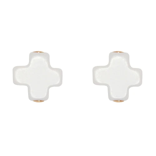eNewton | Signature Cross Stud Earrings