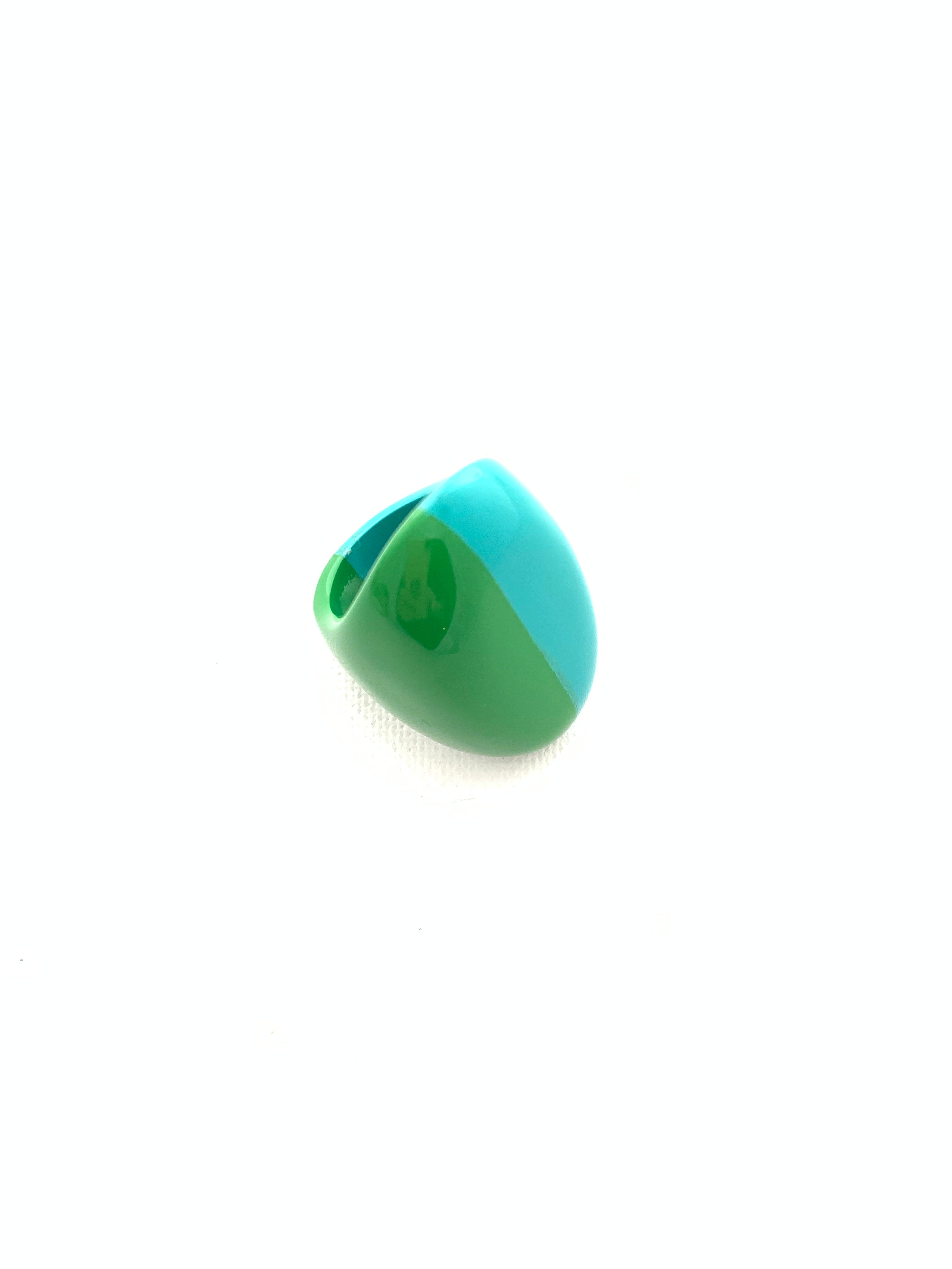 Color Block Statement Rings