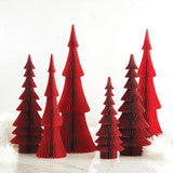 Red Frasier Fir Paper Tree
