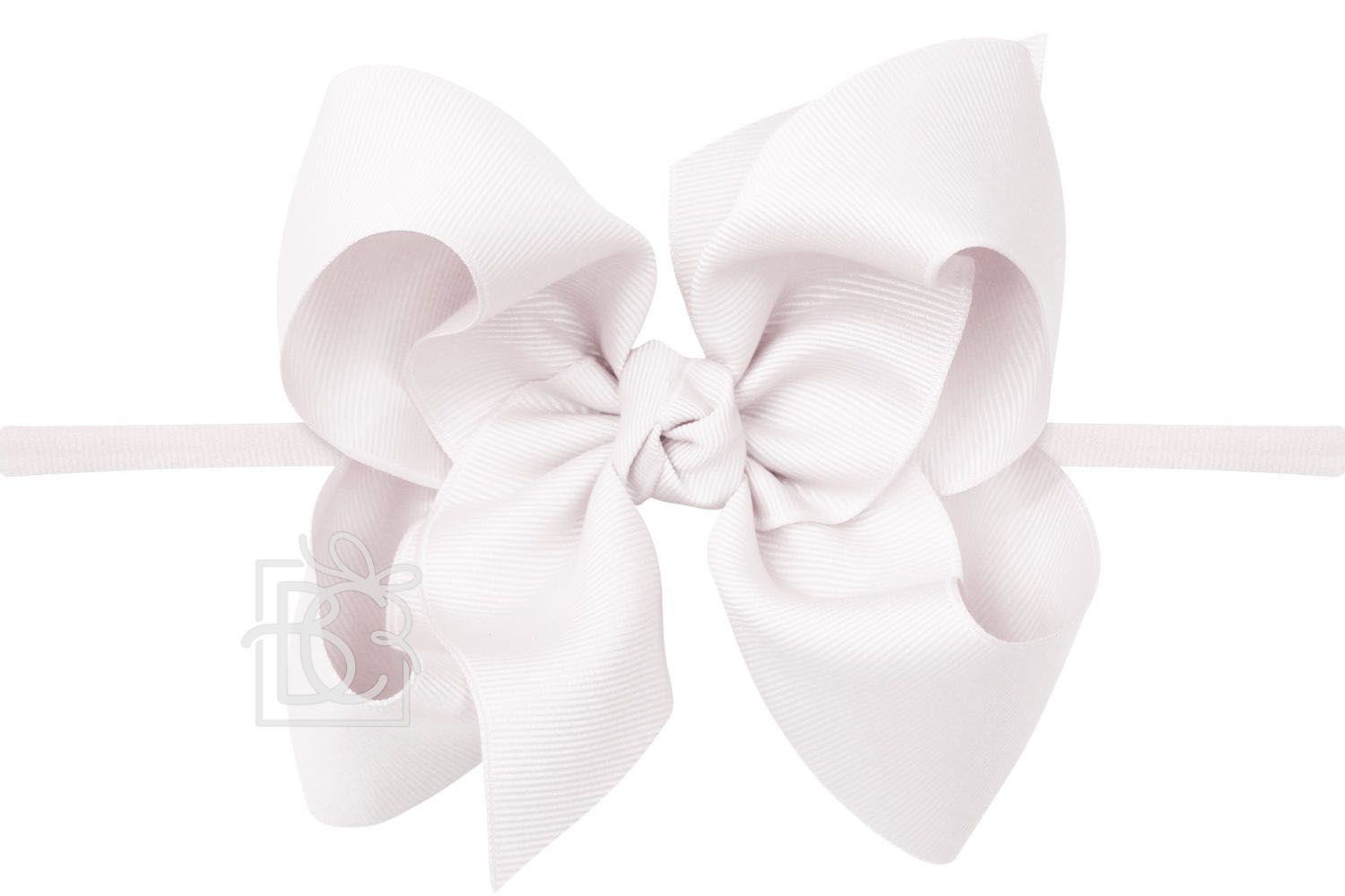 Pantyhose Headband with Classic Signature Grosgrain Bow - 3.5" Medium