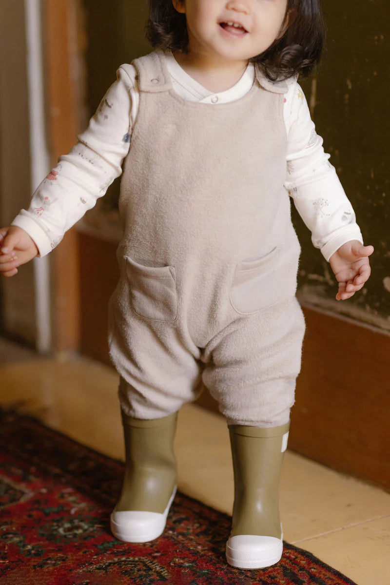 PEHR | Teddy Fleece Overall - Stone