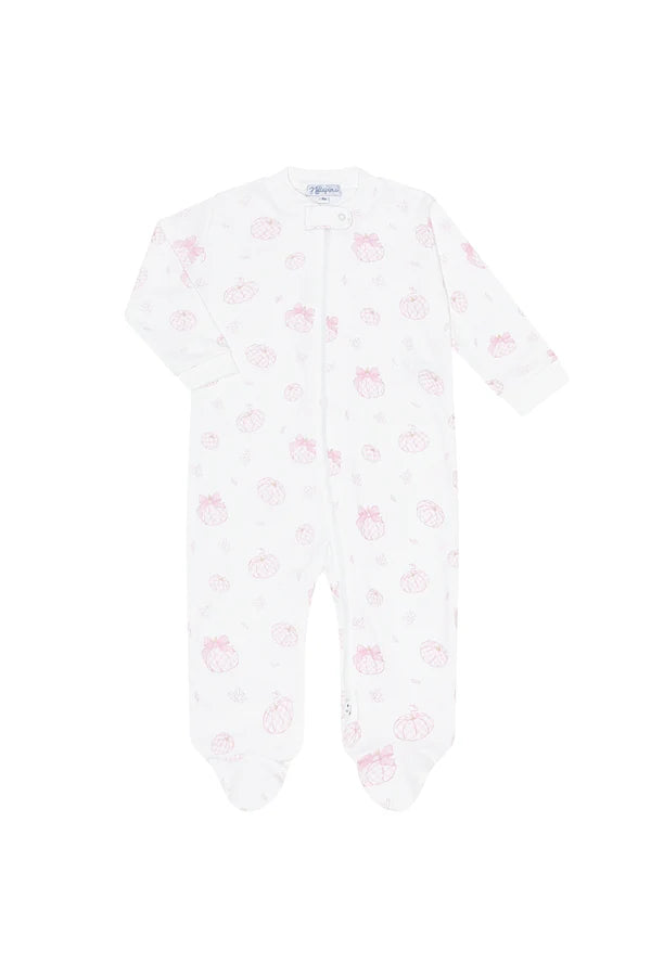 Pumpkin Patch Zipper Footie