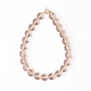 Iris Large Resin Bead Necklace