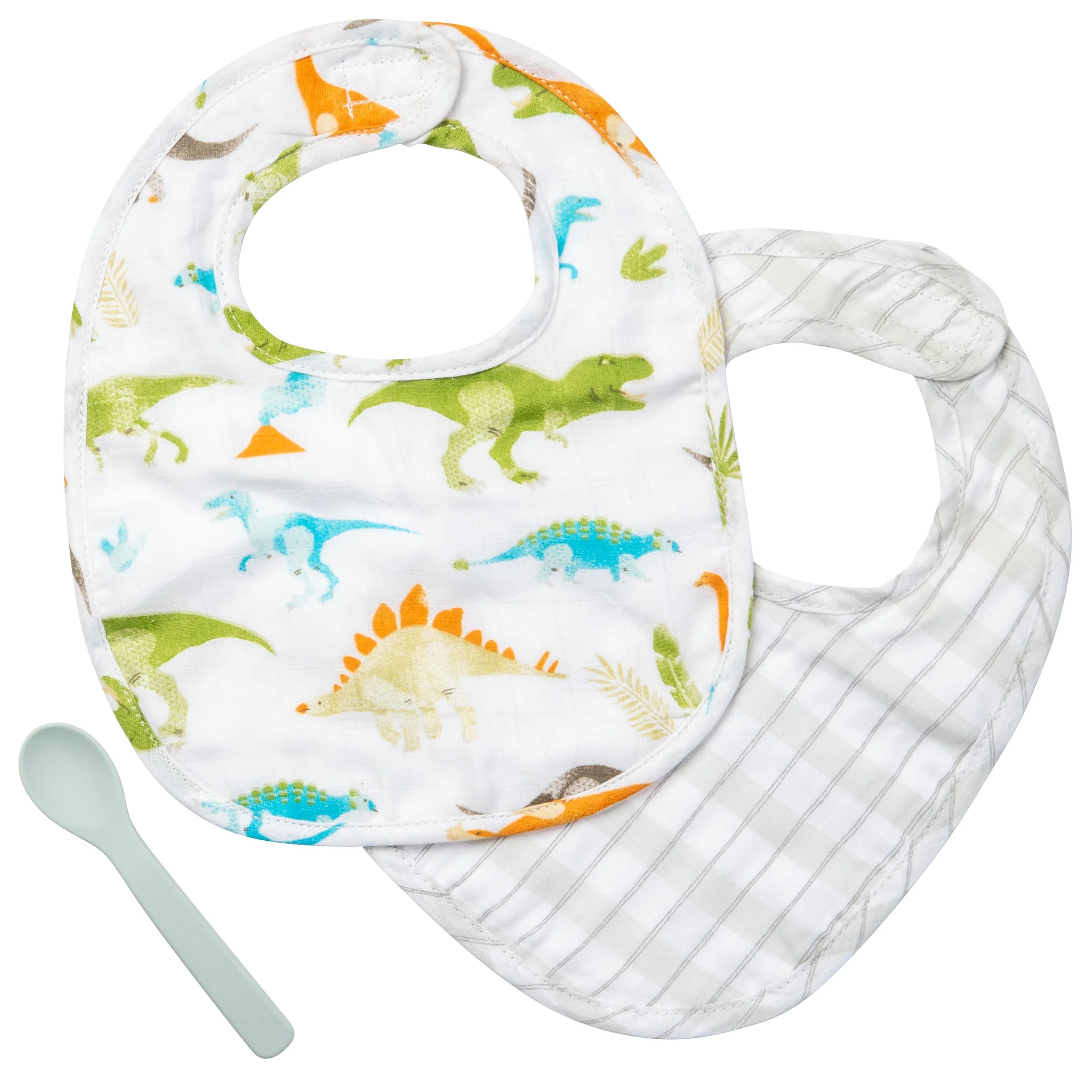Muslin Bib Set with Spoon