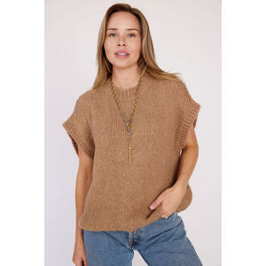 Sofia Short Sleeve Knit Top