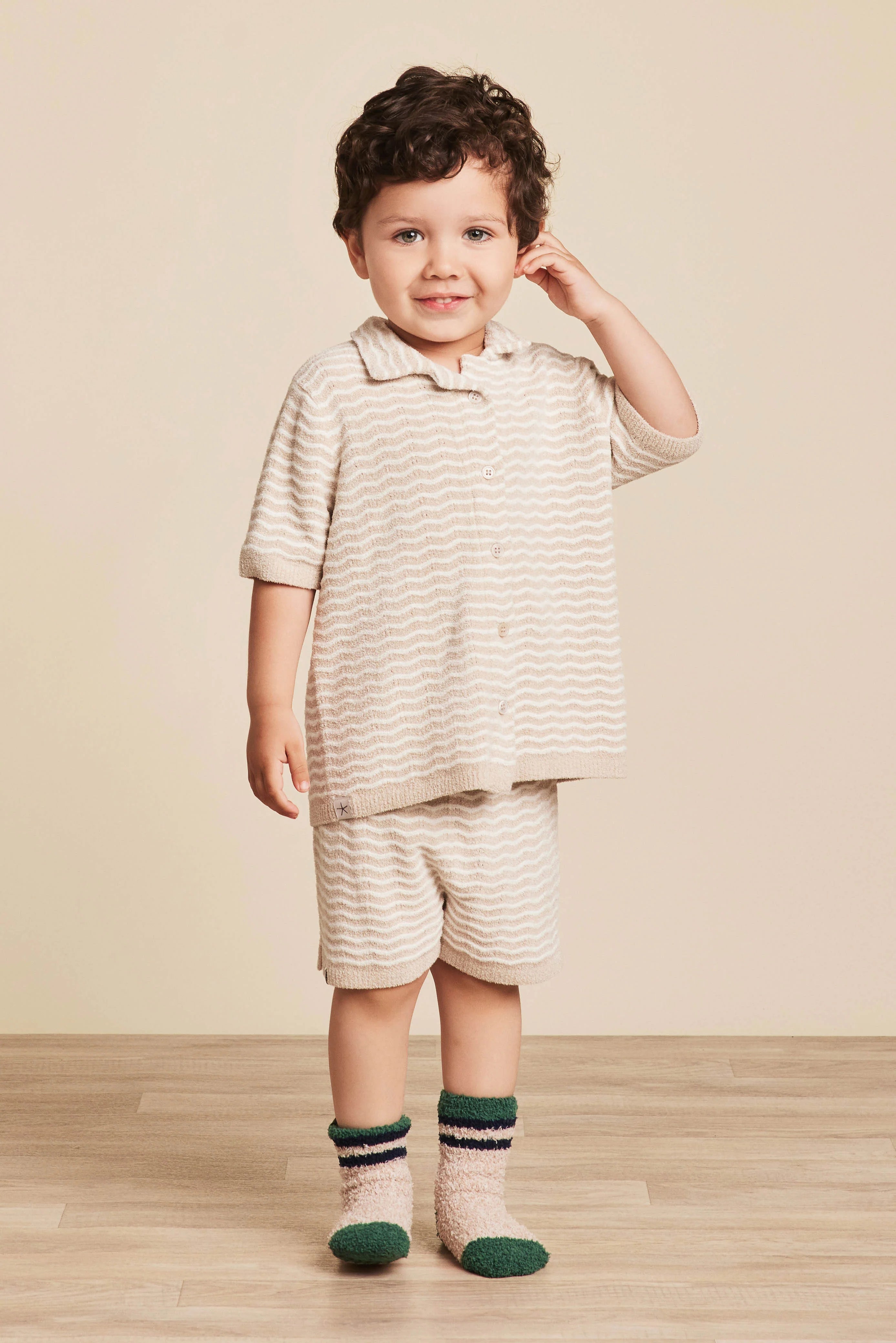 Barefoot Dreams | CozyChic Toddler Athletic Sock 2 Pack