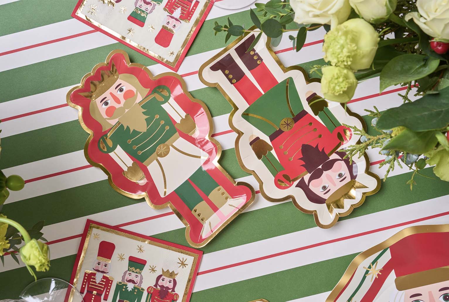 Sophistiplate | Nutcracker Christmas Die Cut Salad Plate