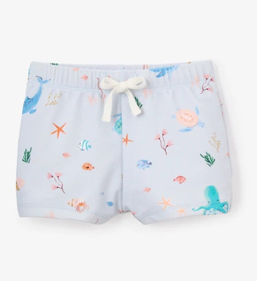Elegant Baby | Blue Ocean Adventure Swim Shorts