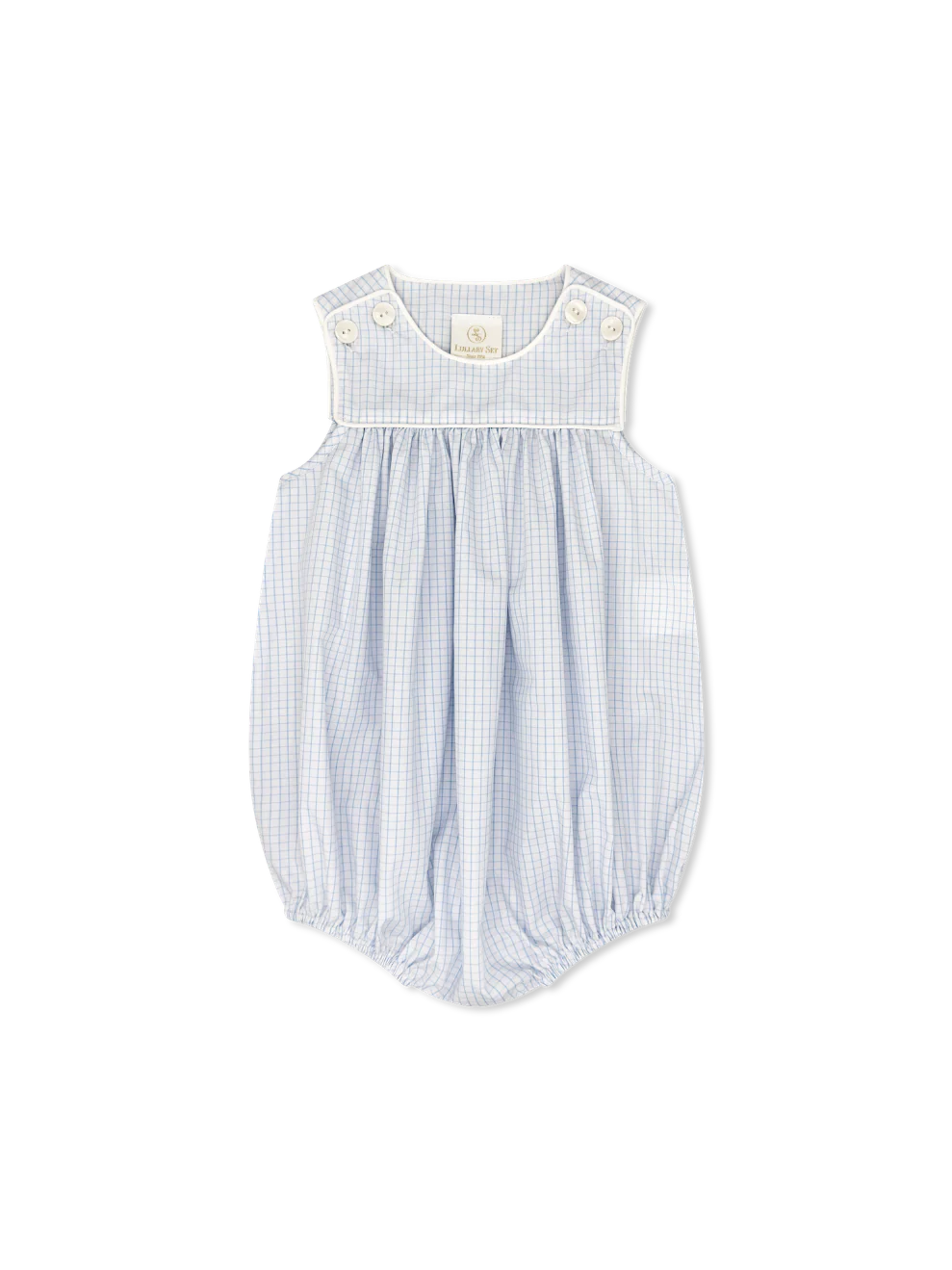 Charming Bubble Classic Blue Windowpane