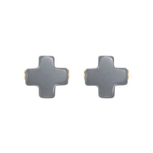 eNewton | Signature Cross Stud Earrings
