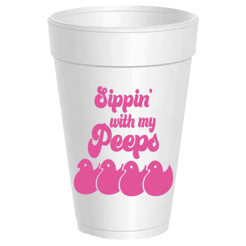 Easter Styrofoam Cups