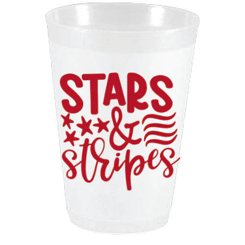 4TH of July Party Cups - Frost Flex