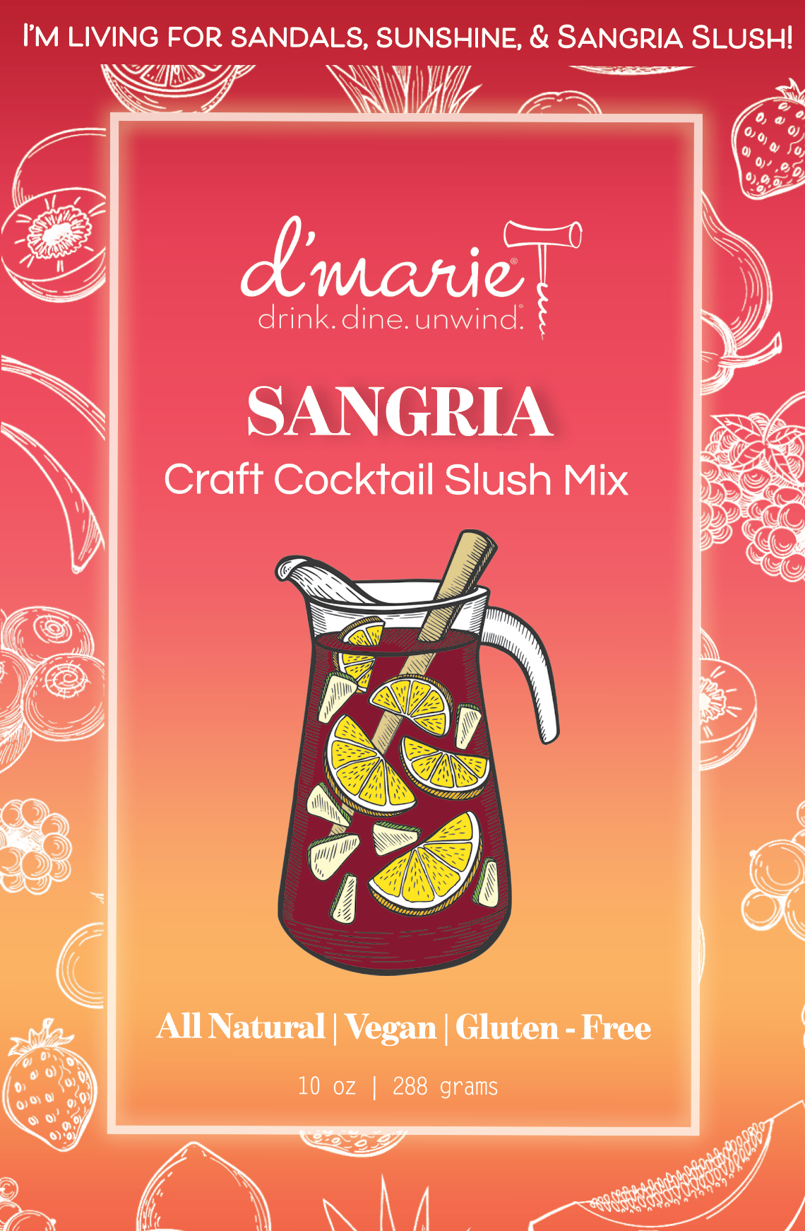 Sangria - Ready-To-Freeze Wine Cocktail
