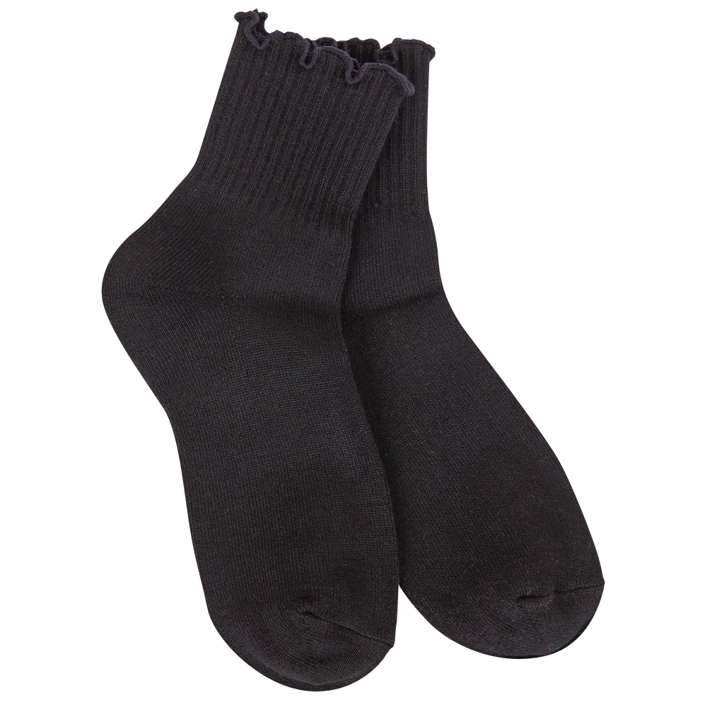 Women's Weekend Quarter Ruffle Socks