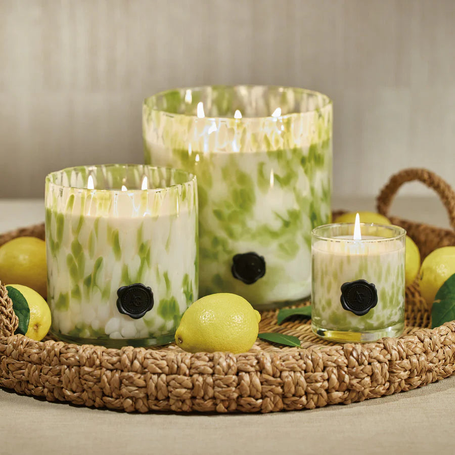 Zodax | AG Opal Glass Candle - Sicilian Lemon Bergamot Zodax | AG Opal Glass Candle - Sicilian Lemon Bergamot