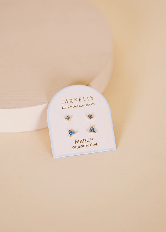 JAXKELLY || Birthstone Earrings