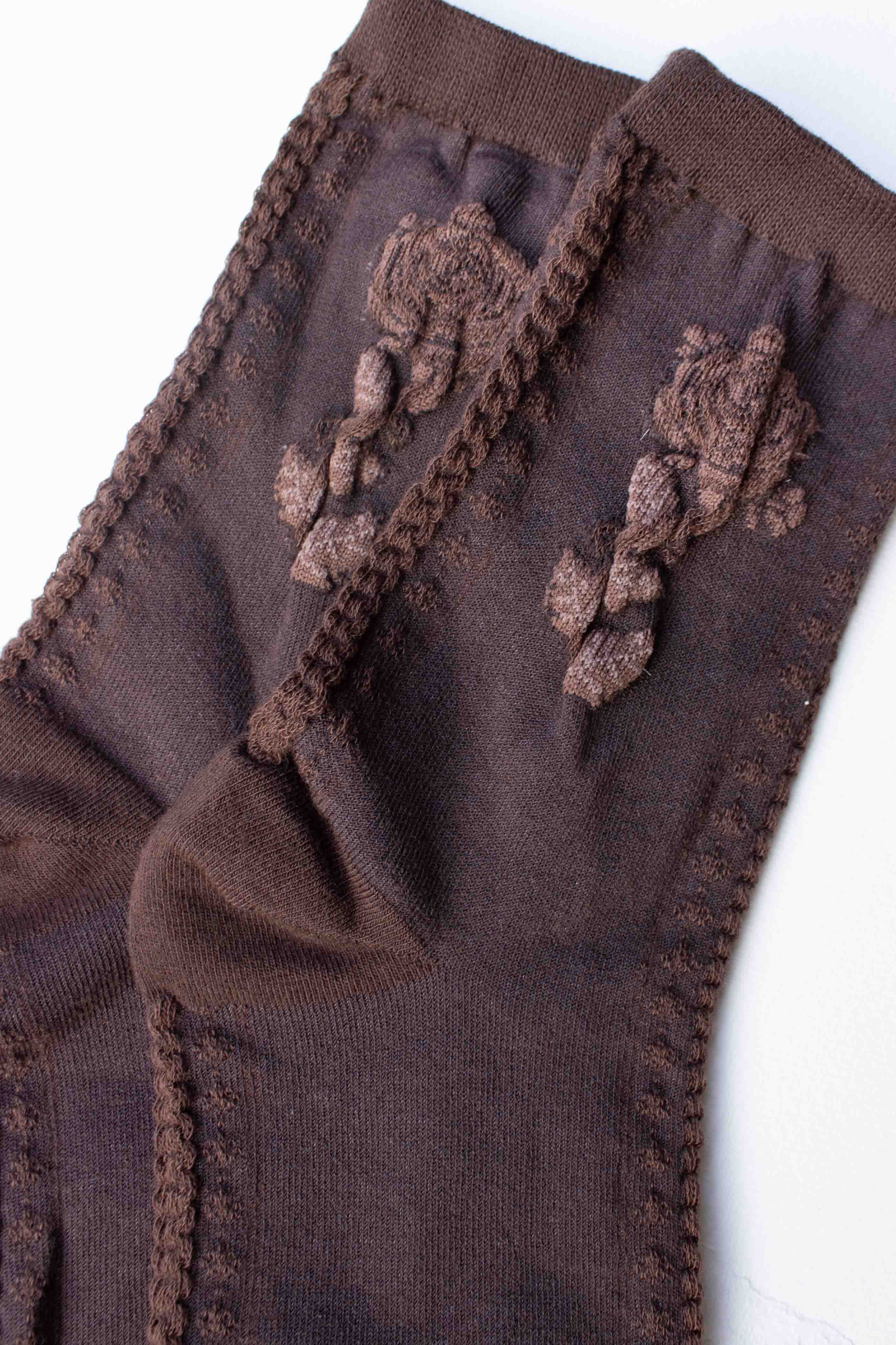 Rose Cotton Blend Socks