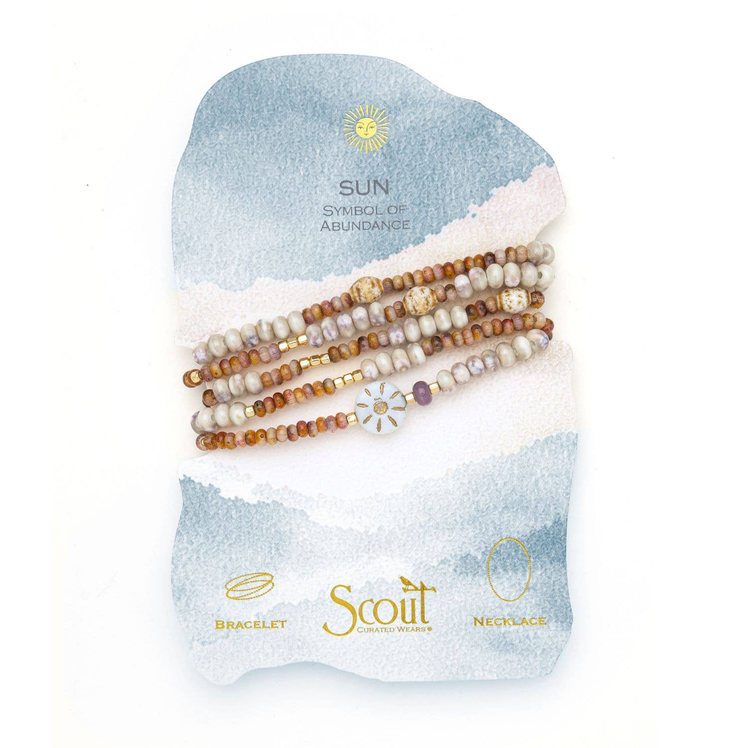 Scout Curated Wears Ceramic Bead Wrap Bracelet/Necklace