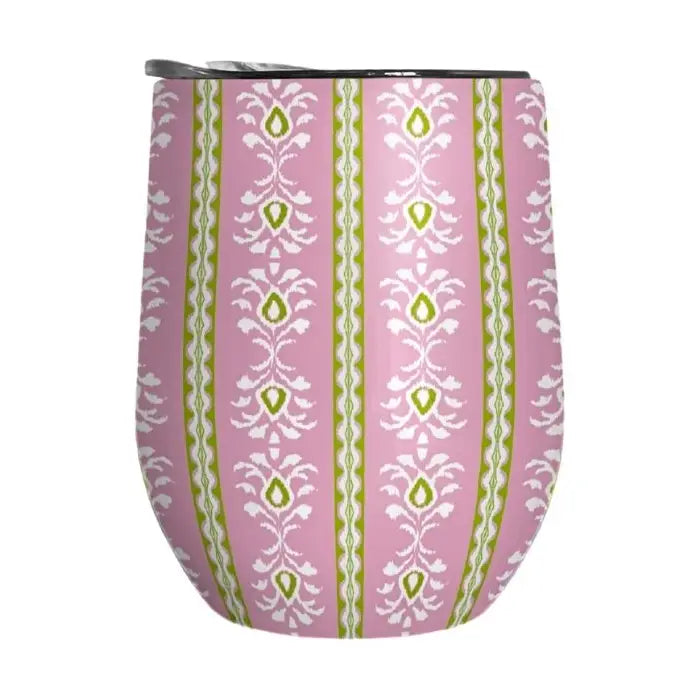 Rosemary Stripe Wine Tumbler