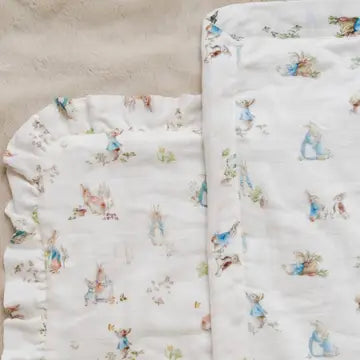 Peter Rabbit Bamboo Muslin Lush Mini Blanket