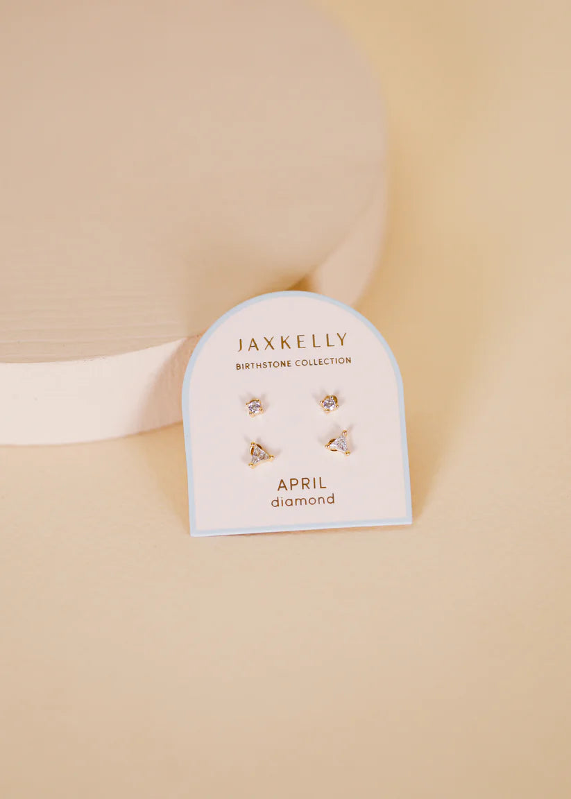 JAXKELLY || Birthstone Earrings