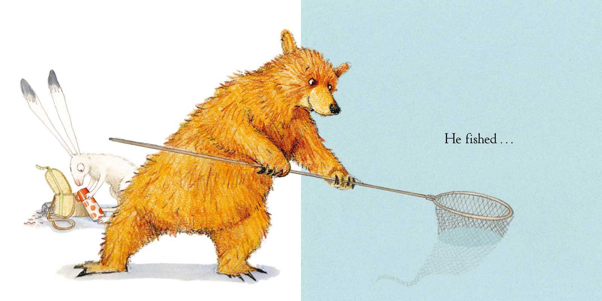 Bear & Hare Go Fishing by Emily Gravett