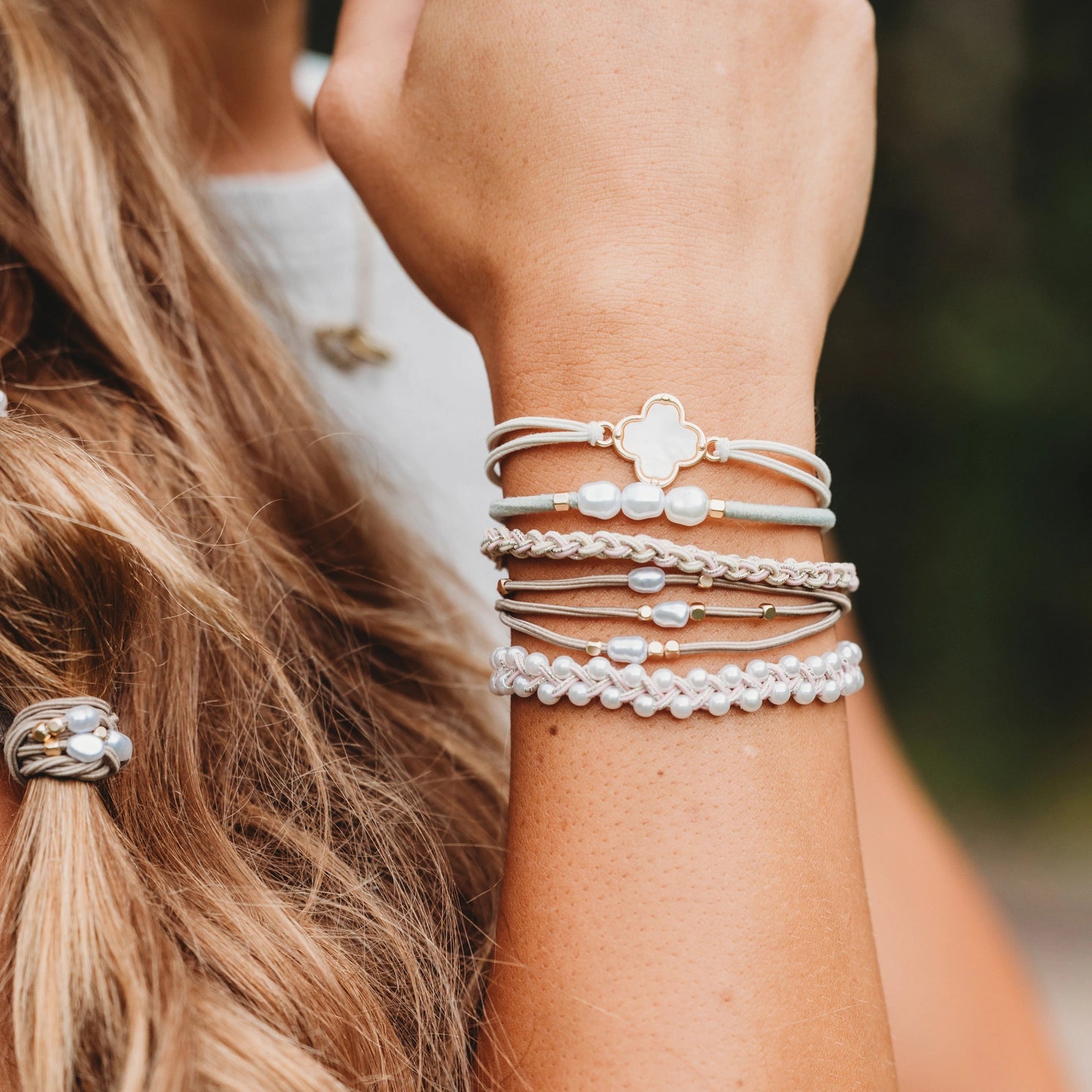 Glimmer Hair Tie Bracelets