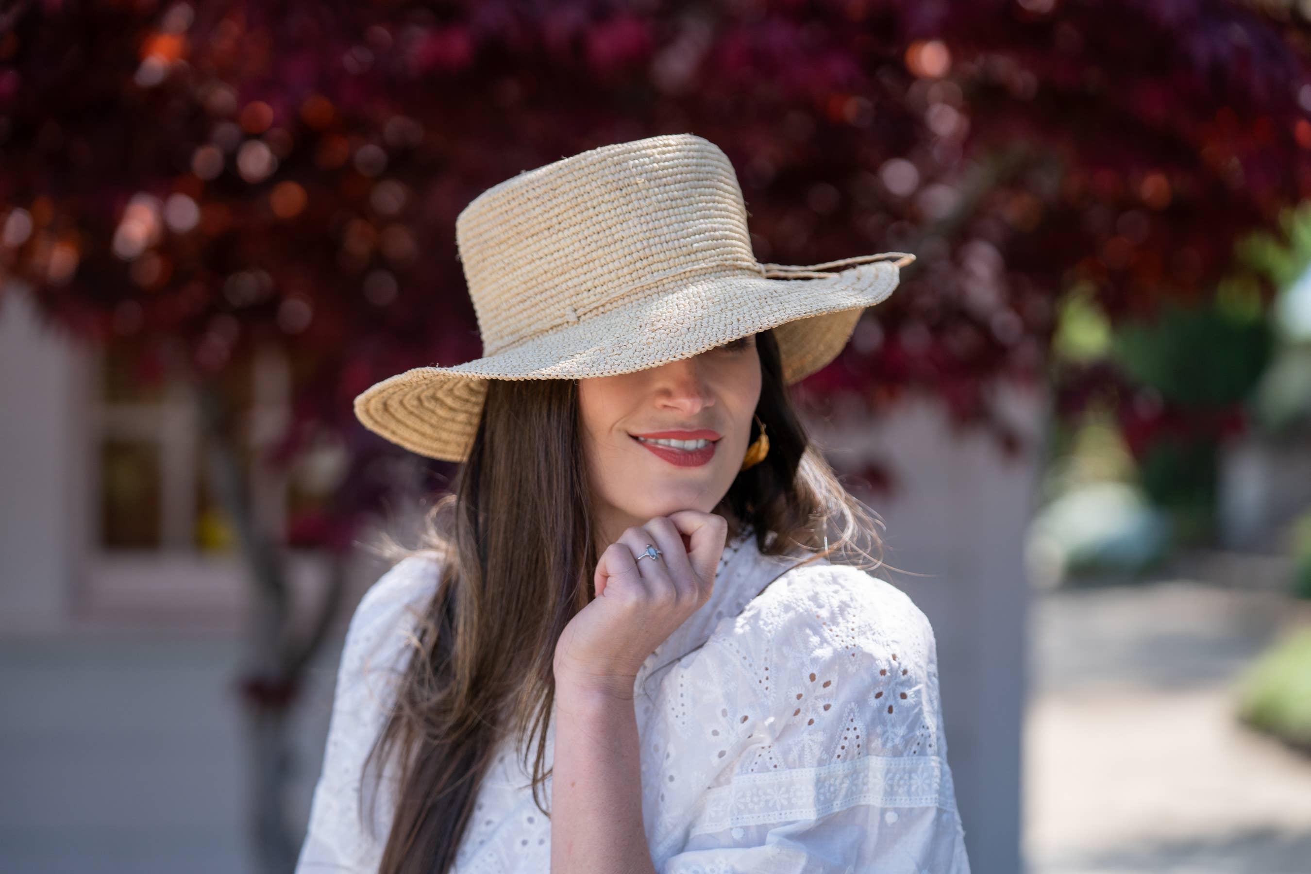 3" Brim Bolero Crochet Straw Sun Hats