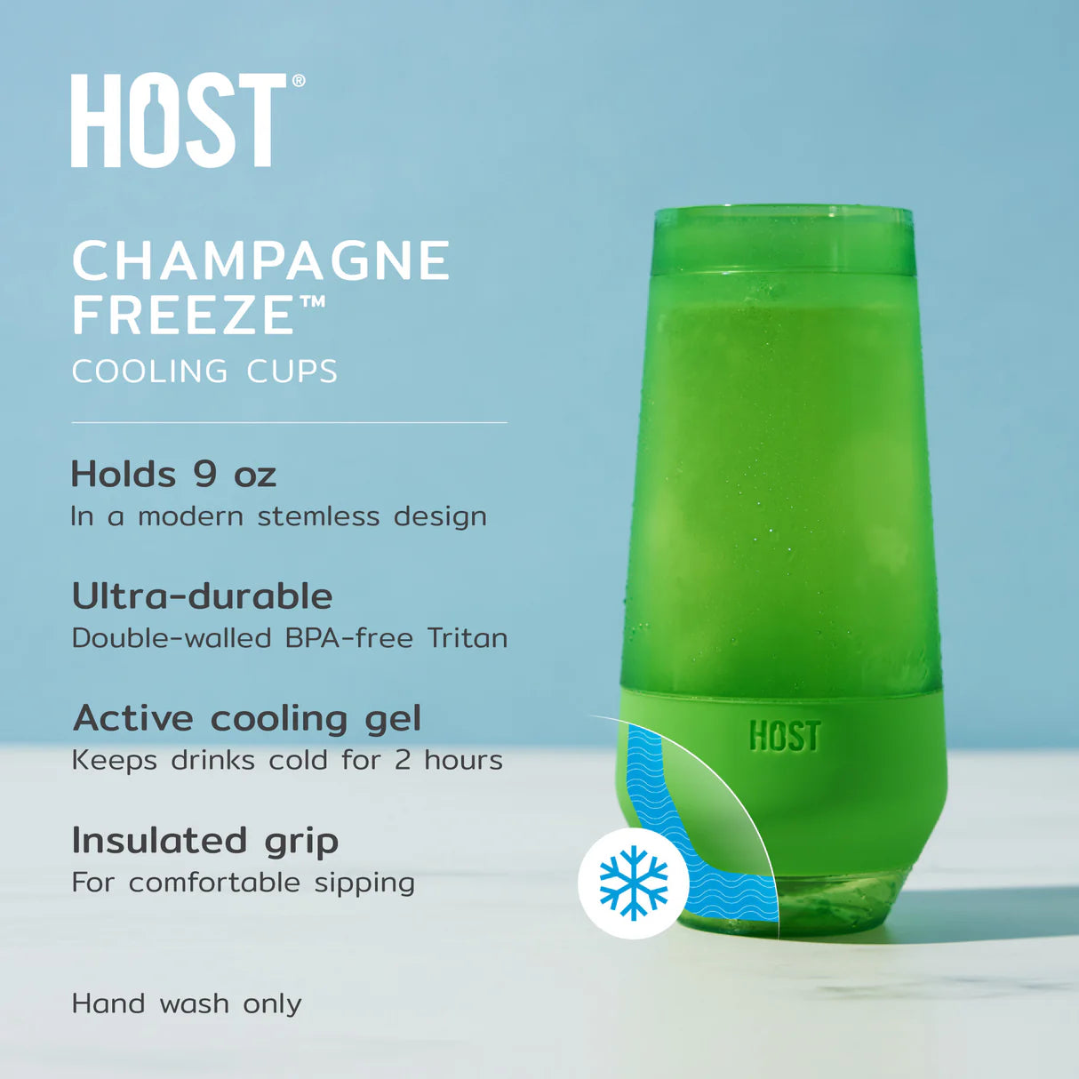 Champagne Freeze Cooling Cup