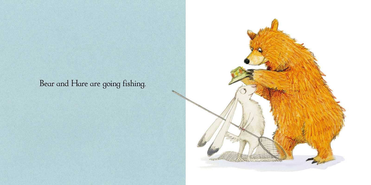 Bear & Hare Go Fishing by Emily Gravett