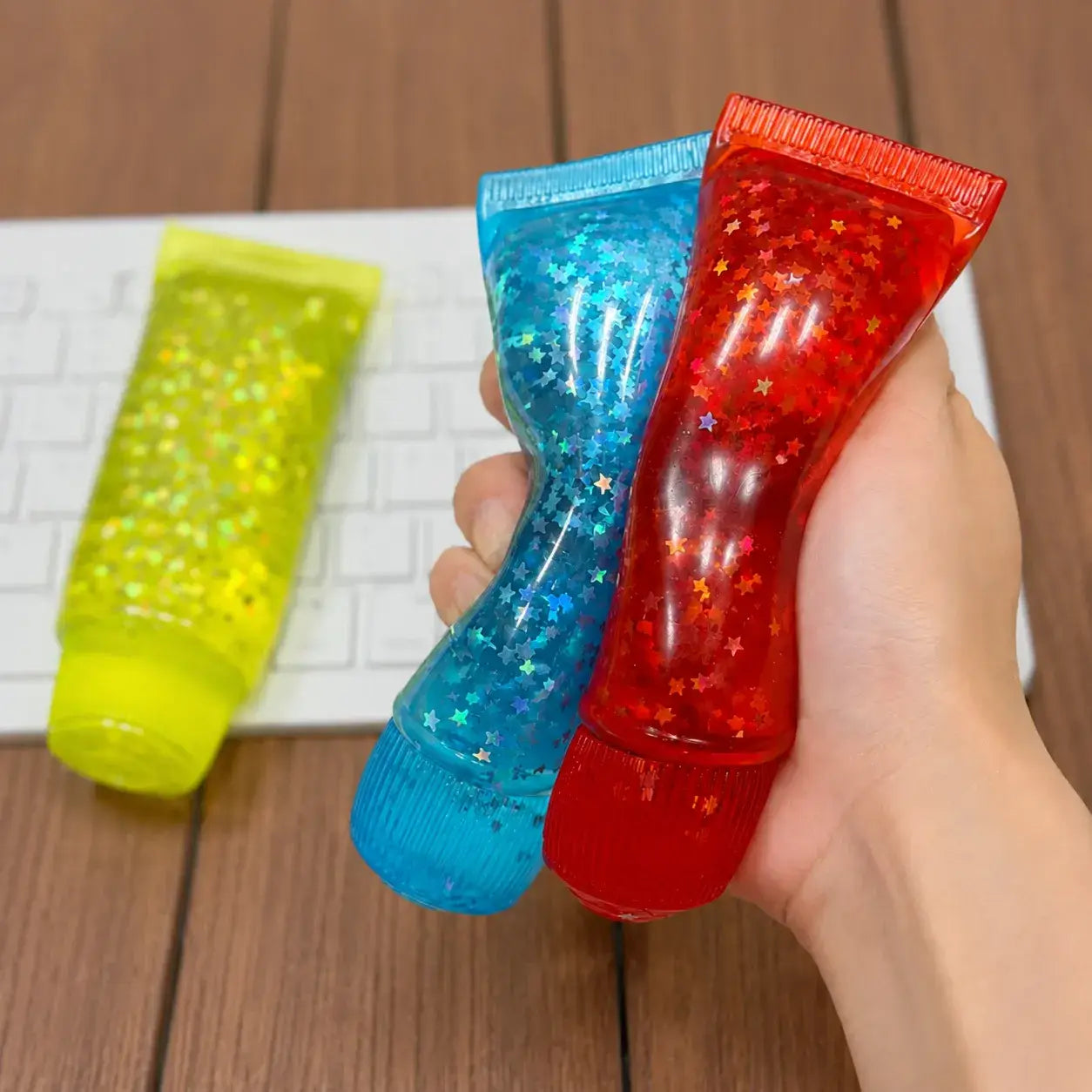 Toothpaste Glitter Squishy