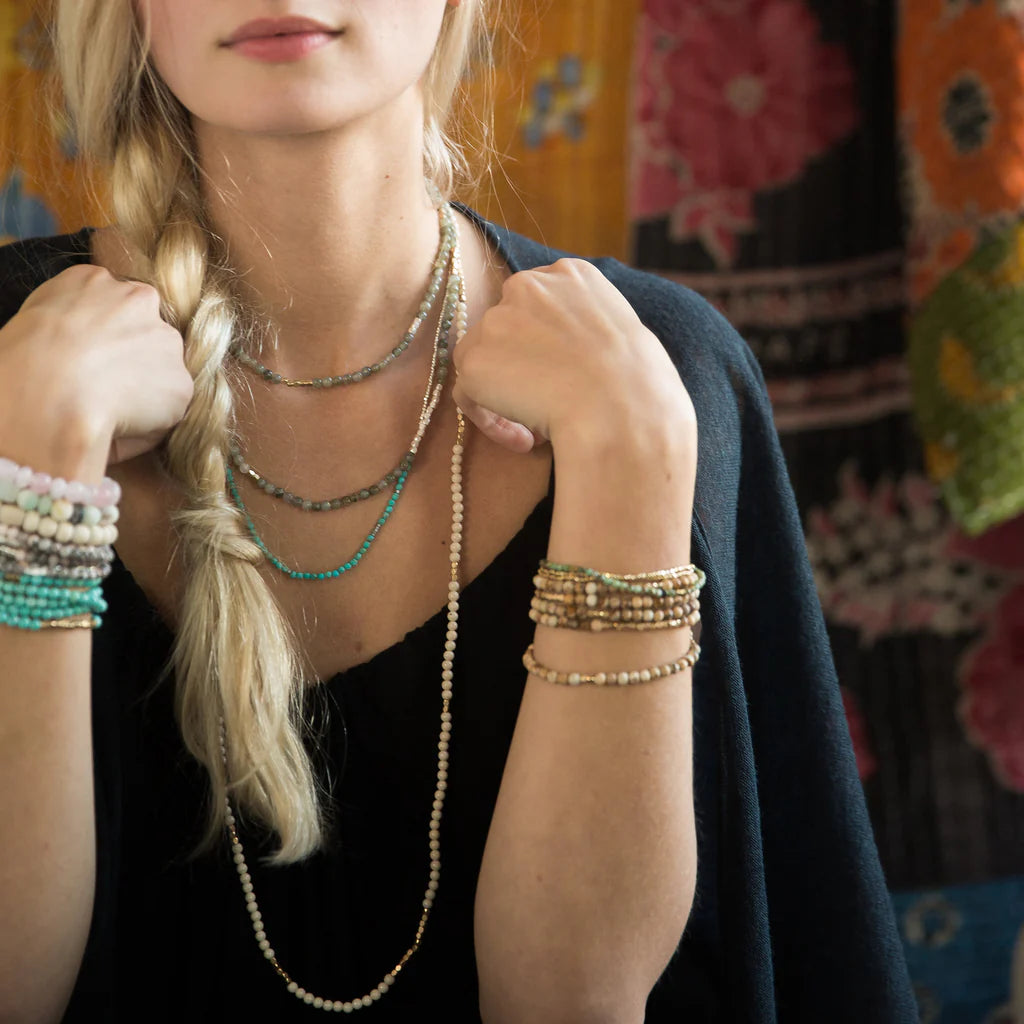 Scout Curated Wears Stone Wrap Bracelet/Necklace