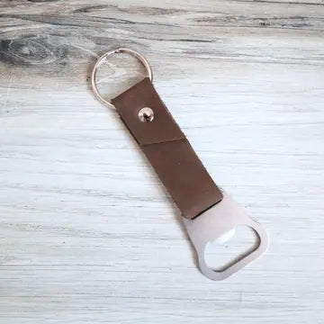 Blu Mountain | Leather Bottle Opener Key Chain