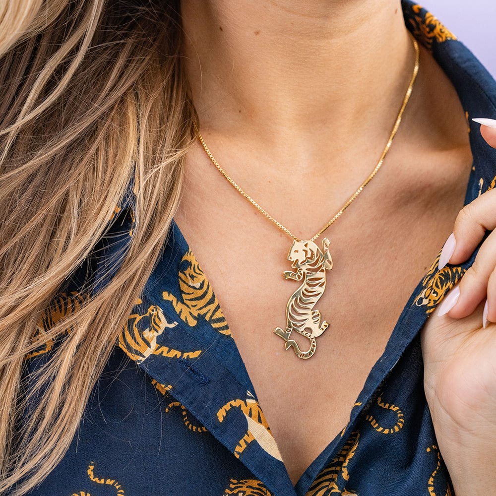 Ink + Alloy | Tiger Necklace