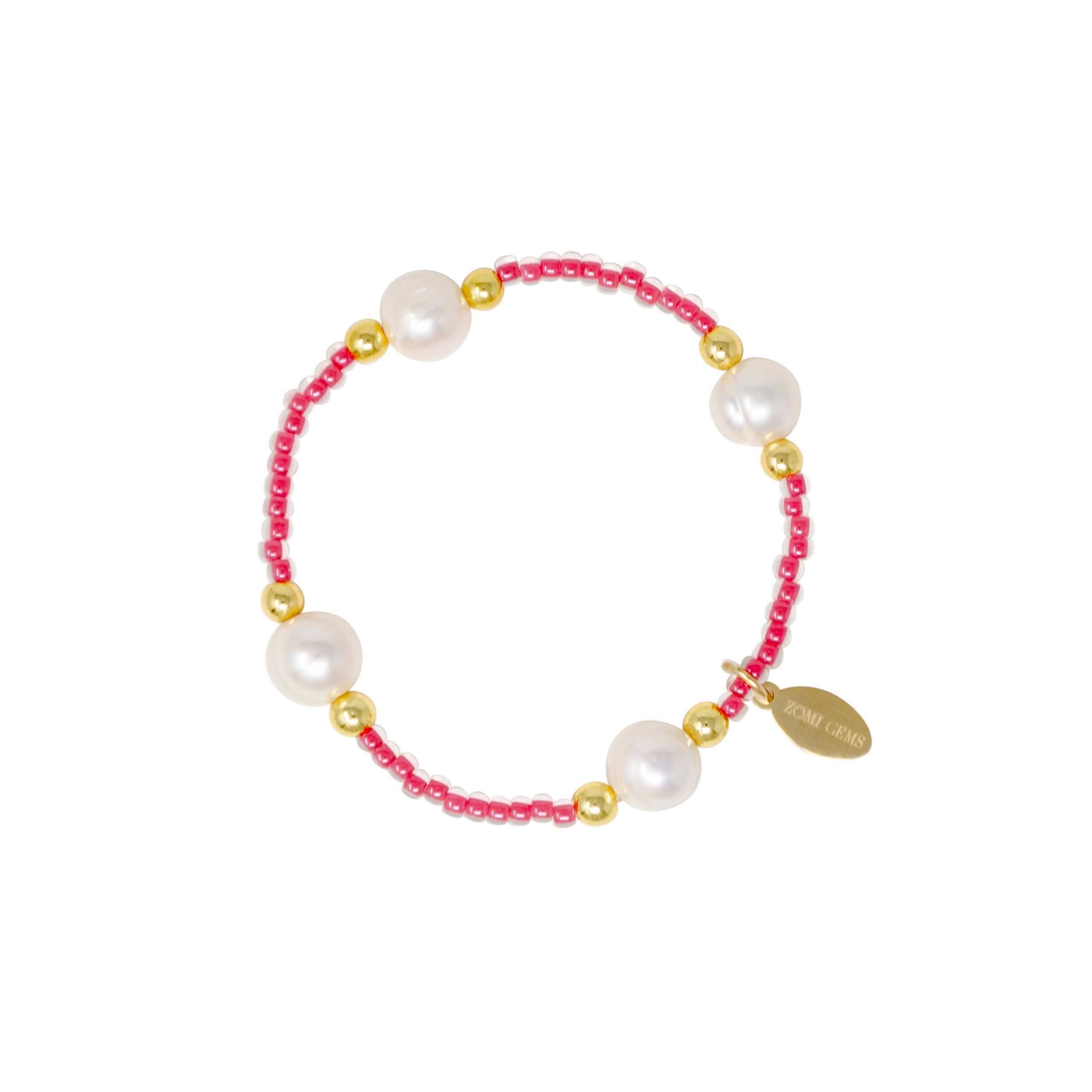 Girls Pearl & Gold Elegant Bracelet